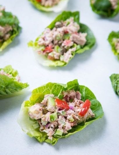 Seafood Salad Lettuce Wraps